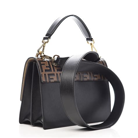 Fendi: Black Medium Kan U Bag 